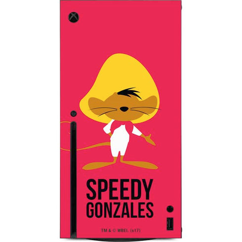Looney Tunes Speedy Gonzales Identity Xbox Series X Console Skin